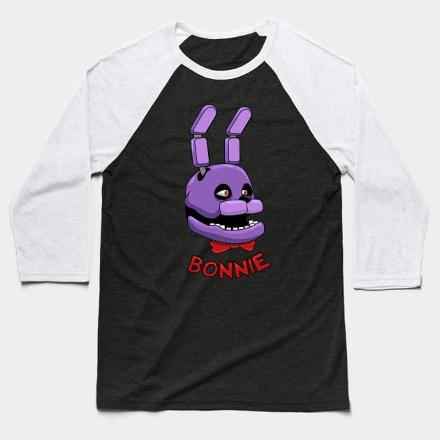 Bonnie from Five Nights at Freddy's Baseball T-Shirt by halegrafx